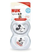 NUK Set 2 suzete din silicon Space Disney Mickey M2 6-18 luni