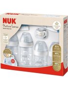 NUK Set nou nascut Nature Sense Perfect Start cu control temperatura alb