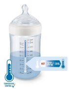 NUK Set nou nascut Nature Sense Perfect Start cu control temperatura alb