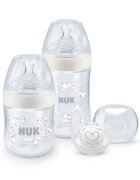 NUK Set nou nascut Nature Sense Start cu control temperatura alb