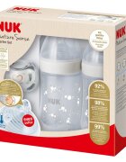 NUK Set nou nascut Nature Sense Start Twin cu control temperatura alb
