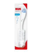 NUK Set perii 2 in 1 spalat biberoane si tetine albastru
