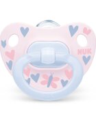 NUK Suzeta Happy Days Silicon M1 RozBleu 0-6 luni