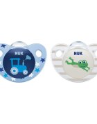 NUK Suzeta Trendline Adore silicon M3 Tractor 18-36 luni