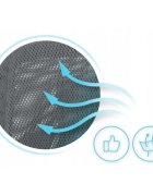 Nukido Balansoar 2in1 pentru bebelusi Baby Bouncer Gri deschis de la nastere si pana la 9kg pliabil centura de siguranta spatar reglabil husa detasabila si jucarii