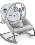 Nukido Balansoar multifunctional cu vibratii panda 3 jucarii 705100 Gri