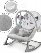 Nukido Balansoar multifunctional cu vibratii panda 3 jucarii 705100 Gri