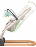 Nukido Balansoar pentru copii 2 in 1 cu jucarii bej