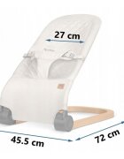 Nukido Balansoar pentru copii 2 in 1 cu jucarii bej