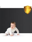 Nukido Bariera de protectie extensibila pentru scari si usi 50-140 cm 718400 negru
