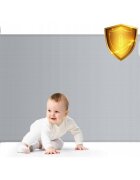Nukido Bariera de protectie extensibila pentru scari si usi 50-140 cm 718401 gri
