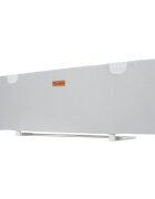 Nukido Bariera de protectie pentru copiipliabilacu husa detasabilacolturi rotunjitecadru rezistent 120x44x41 cm Gri