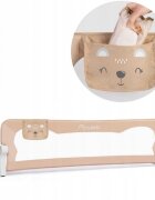 Nukido Bariera de protectie pentru pat 150x35 x42 cm Bej