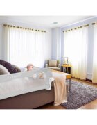 Nukido Bariera de protectie pentru pat 150x35 x42 cm Gri