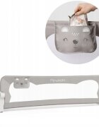 Nukido Bariera de protectie pentru pat 150x35 x42 cm Gri