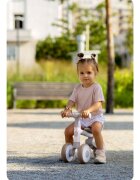 Nukido Bicicleta de echilibru Ride On Bej de la 12 luniscaun moale inaltime sezut reglabila roti din spuma EVA cadru rezistent manere ergonomice cu opritoare Unghi de virare sigur al rotii cu protectie anti-rotatie