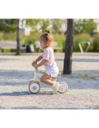 Nukido Bicicleta de echilibru Ride On Bej de la 12 luniscaun moale inaltime sezut reglabila roti din spuma EVA cadru rezistent manere ergonomice cu opritoare Unghi de virare sigur al rotii cu protectie anti-rotatie