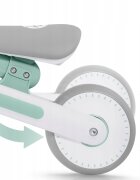 Nukido Bicicleta de echilibru Ride On Verde de la 12 luniscaun moale inaltime sezut reglabila roti din spuma EVA cadru rezistent manere ergonomice cu opritoare Unghi de virare sigur al rotii cu protectie anti-rotatie