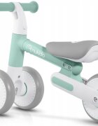 Nukido Bicicleta de echilibru Ride On Verde de la 12 luniscaun moale inaltime sezut reglabila roti din spuma EVA cadru rezistent manere ergonomice cu opritoare Unghi de virare sigur al rotii cu protectie anti-rotatie