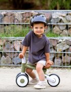Nukido Bicicleta de echilibru Ride On Verde Inchisde la 12 luniscaun moaleinaltime sezut reglabilaroti din spuma EVAcadru rezistentmanere ergonomice cu opritoareUnghi de virare sigur al rotii cu protectie anti-rotatie