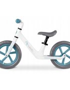 Nukido Bicicleta fara pedale pentru copii 87x39x54 cm roti EVA Light Flee Albastru-Alb