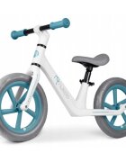 Nukido Bicicleta fara pedale pentru copii 87x39x54 cm roti EVA Light Flee Albastru-Alb