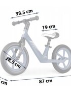 Nukido Bicicleta fara pedale pentru copii 87x39x54 cm roti EVA Light Flee Bleumarin