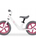 Nukido Bicicleta fara pedale pentru copii 87x39x54 cm roti EVA Light Flee Roz-Alb