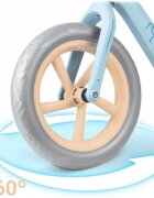 Nukido Bicicleta fara pedale pentru copii Light Flee Albastru 87x39x54 cmde la 2ani roti EVAsezut moale cu inaltime reglabila intre 35-41 cmcadru rezistentmanere cauciucate ergonomice cu opritori