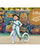 Nukido Bicicleta fara pedale pentru copii Light Flee Verde 87x39x54 cmde la 2ani roti EVAsezut moale cu inaltime reglabila intre 35-41 cmcadru rezistentmanere cauciucate ergonomice cu opritori