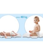 Nukido Cantar electronic pentru copii White cu unitati de masura multiple ecran LCD capacitate maxima 40 kg Functie Hold Taliometru Precizie 0.5g Dimensiune 60.5 x 30 cm