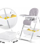 Nukido Cos de depozitare pentru scaunul de masa Tulo 704900 Alb