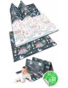 Nukido Covoras de joaca pentru copii 200x180x1 cm Castelul printesei Gripliabil din spuma XPE inodor cu doua fete