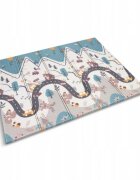 Nukido Covoras de joaca pentru copii cu doua fete Forest 200x150x1cmpliabilrealizat din spuma XPE inodorain cutie de carton ce se poate colora