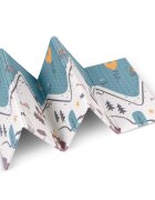 Nukido Covoras de joaca pentru copii cu doua fete Forest 200x150x1cmpliabilrealizat din spuma XPE inodorain cutie de carton ce se poate colora