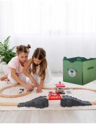 Nukido Cutie depozitare transformabila in covoras de joaca Ursulet Verde