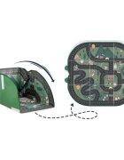 Nukido Cutie depozitare transformabila in covoras de joaca Ursulet Verde