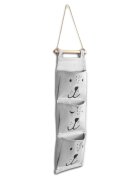 Nukido Organizator textil de agatat Ursulet Gri