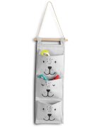 Nukido Organizator textil de agatat Ursulet Gri