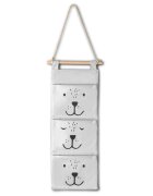 Nukido Organizator textil de agatat Ursulet Gri