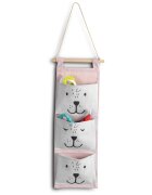 Nukido Organizator textil de agatat Ursulet Roz