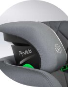 Nukido Scaun auto copii cu isofix I-SIZE 100-150 cm Louis Gritetiera reglabila in 12 pozitiihusa detasabilaindicatori instalare centuraprotectie la impact lateral si certificare ECE R129
