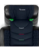 Nukido Scaun auto copii cu isofix I-SIZE 100-150 cm Louis NegruBleumarintetiera reglabila in 12 pozitiihusa detasabilaindicatori instalare centuraprotectie la impact lateral si certificare ECE R129