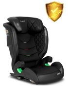 Nukido Scaun auto copii cu isofix I-SIZE 100-150 cm Louis Negrutetiera reglabila in 12 pozitiihusa detasabilaindicatori instalare centuraprotectie la impact lateral si certificare ECE R129
