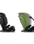 Nukido Scaun auto copii cu isofix I-SIZE 100-150 cm Louis Soft NegruGrispatar reglabil si detasabiltetiera reglabila in 12 pozitiiindicatori instalare centuraprotectie la impact lateralcertificare ECE R129