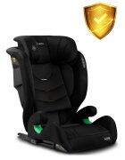 Nukido Scaun auto copii cu isofix I-SIZE 100-150 cm Louis Soft Negruspatar reglabil si detasabiltetiera reglabila in 12 pozitiiindicatori instalare centuraprotectie la impact lateralcertificare ECE R129
