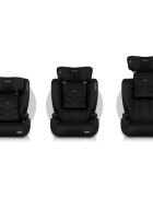Nukido Scaun auto copii cu isofix I-SIZE 100-150 cm Louis Soft Negruspatar reglabil si detasabiltetiera reglabila in 12 pozitiiindicatori instalare centuraprotectie la impact lateralcertificare ECE R129