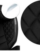 Nukido Scaun auto copii cu isofix I-SIZE 100-150 cm Louis Soft Negruspatar reglabil si detasabiltetiera reglabila in 12 pozitiiindicatori instalare centuraprotectie la impact lateralcertificare ECE R129