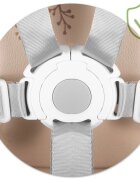 Nukido Scaun de masa multifunctional 3in1 cu utilizare versatilamasuta reglabila si detasabilahusa impermeabilacenturi de siguranta si suport picioare Tilo Bej
