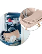 Nukido Scaun de masa multifunctional 3in1 cu utilizare versatilamasuta reglabila si detasabilahusa impermeabilacenturi de siguranta si suport picioare Tilo Bej